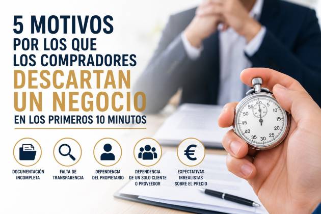 5 Reasons Buyers Reject a Business Within the First 10 Minutes